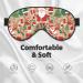 Buy Cute Santa Claus Unisex Sleep Eye Mask | Adjustable Blackout Travel & Yoga Mask for Naps - Buy Online on GoSupps.com