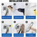 30cm Bathroom Grab Bar Stainless Steel Bath Shower Grab Rail Indoor & Outdoor Deck Hand Rail Safety Grab Bar Staircase Steps Handrail Safety Hand Rail Support Handicap Elderly Injury Assist - Buy Online on GoSupps.com