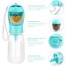 Nepfaivy 550ml Portable Dog Water Bottle & Feed Container Ideal for Hiking & Travel - Buy Online on GoSupps.com