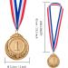 48 Pieces Gold Silver Bronze Winner Medals for Competitions - 2 Inches - Party Olympic Style - Buy Online on GoSupps.com