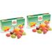 Hezvic New Berry Fruit Jewels 300grams - Pack of 2 Assorted Soft Centred Fruit Jellies - Individually Wrapped Assorted Fruit Jewels Lime