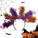 Halloween Headband Pumpkin Ghost Bat Skeleton Colorful Wool Strips Halloween Hair Bands | Halloween Accessories for Adults Halloween Headwear Favors Bat Pumpkin - Buy Online on GoSupps.com