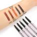 Mihqy Waterproof Dual Ended Eyebrow Pencil with Brow Brush - 2PCS Dark Brown - Buy Online on GoSupps.com