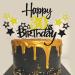 30th Birthday Cake Topper - Happy 30 Birthday Decorations | Glitzer Tortendeko Cupcake Topper for 30 Years Party - Buy Online on GoSupps.com