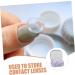 Buy BUIFULSIC Contact Lens Container Set - Portable & Stylish Storage for Cosmetic Clinics | Soft & Invisible PP Holder for Travel & Daily Use - Buy Online on GoSupps.com