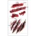 10pcs Realistic Fake Bloody Wound Stitch Scar Waterproof Temporary Tattoo Sticker Halloween Makeup Props - Buy Online on GoSupps.com