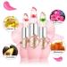 Zarics Crystal Flower Lip Gloss Set - 6 PCS Magic Color Changing Long-Lasting Lip Balm for Girls (Pink) - Buy Online on GoSupps.com