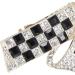 Shop Strass Hair Clips - Black & White Checkerboard Bowknot Ponytail Hairpins for Women & Girls - Stylish Hair Styling Tools - Buy Online on GoSupps.com