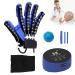 Hand Robotic Rehabilitation Device with Single Finger Training and Mirror Mode for Hemiplegia Stroke Paralysis Arthritis Patient Physical Cerebral Palsy Equipment Right XL