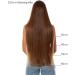 Buy Hair2Heart Premium Microring Extensions - 25 Strands 0.8g 40cm Human Hair Straight - Medium Brown #2 Dark Brown - International Shipping Available - Buy Online on GoSupps.com