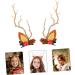 FRCOLOR 3 Pairs Christmas Glow Barrette Antlers Hair Clips Deer Horn Hair Barrettes Reindeer Antler Hair Accessory Mushroom Outfits for Girls Glowing Hair Clip Resin Filler Clothing Miss - Buy Online on GoSupps.com