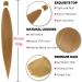 Xusuperb 30 Pre-Stretched Honey Blonde Kanekalon Braiding Hair Extensions - 6 Pack Dark Blonde Yaki Braids (27#) for Easy Styling - Buy Online on GoSupps.com