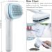 GOSCIEN Self Cleaning Pet Grooming Brush for Dogs & Cats | Removes Loose Fur, Tangles, & Dirt | Stable Thicker Bristles | Great for Medium Long Hair | Blue - Buy Online on GoSupps.com