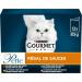 Gourmet pearl |Saucenreal |Adult cat |Beef chicken tuna salmon |12 x 85 g |Fresh bag saucen container beef chicken salmon and tuna 1 02 kg (1 Pack)