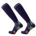 Luofang 1 pair of running compression socks for women and men 3D points padded blood circulation 23 32 mmHg breathable knee-high calf socks
