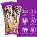 FITCRUNCH Snack Size Protein Bars by Robert Irvine - 6-Layer Baked Bar with Soft Cake Core - Peanut Butter and Jelly Flavor (18 Count) - Buy Online on GoSupps.com