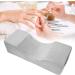 Nail Art Hand Pillow Eyelashes Extension Pillow Beauty Salon Eyelash Grafting U Shaped Pillow (Silver Gray Flocking) - Buy Online on GoSupps.com
