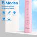 Bitvae R2 Rotating Electric Toothbrush for Adults with 8 Brush Heads 5 Modes Rechargeable Power Toothbrush with Pressure Sensor Pink Pink 1 Pack - Buy Online on GoSupps.com