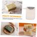 SOESFOUFU 3pcs Handmade Soap Storage Bag Sponges for Bathing Cleaning Sponges Drawstring Wash Bag Black Flax - Buy Online on GoSupps.com