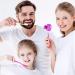 Fowecelt Toothbrush Covers Head Cap - 4Pcs Travel & Bathroom Toothbrush Cover Set in Pink - Buy Online on GoSupps.com