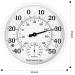 Indoor Outdoor Thermometer Hygrometer - 10 Inch with Large Numbers | 2-in-1 White Thermometer for Terrace & Home - Buy Online on GoSupps.com