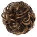 Jjstar 2-Piece Hair Part & Rubber Band Set Perfect Dutt Hair Ties for Messy Buns & Updos in Dark Brown & Golden for Women & Girls - Buy Online on GoSupps.com
