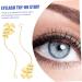 Amosfun 4pcs Eyelash Try-on Strip Gold Mascara False Eyelashes Applicator Tool Eyelash Holder Photo Frame 3d - Buy Online on GoSupps.com