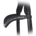 ExionPro Curved Padded Bling Crystal Leather Browband for Horse Bridles - Sapphire, Violet, Light Sapphire Havana | Diamond Decorated English Dressage Browbands - Full Size - Buy Online on GoSupps.com