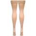 Truform Women's Compression Stockings 20-30 mmHg - Thigh High Open Toe Opaque Medium Beige - 1 Pair - Buy Online on GoSupps.com