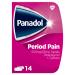 Panadol Paracetamol Caffeine Tablets Period Pain Relief 500 mg/65 mg 31.2 g 14-Count
