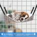 Pedgot 3 Pack Reversible Cat Hammock | Adjustable Straps & Hooks | Double-Sided Pet Cage Bed | Small Animals & Pets | 23.6 x 20 inches - Buy Online on GoSupps.com