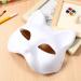Ciieeo White Cat Masks - 3 Pack DIY Paintable Half-Face Masquerade Masks for Cats and Foxes - Blank Paper Mask for Creative Fun - Buy Online on GoSupps.com