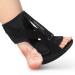 Plantar Fasciitis Night Splint Women Men Plantar Fasciitis Brace for Foot Drop & Plantar Fasciitis relief Plantar Fasciitis Socks Sleep Support for Left & Right Foot (Black M) M Black