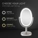 Zadro Newport 10x18 Oval LED Lighted Makeup Mirror - 5X/1X Magnification, Touch Control with Lights - Buy Online on GoSupps.com