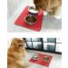 Buy Toplory Waterproof Non-Slip Silicone Feeding Mat for Dogs & Cats - 53x37cm Red | International Shipping Available - Buy Online on GoSupps.com
