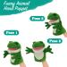 Lilizzhoumax Simulation Frog Hand Puppet Plush Toy - Cute Stuffed Animal for Role-Playing and Early Education - Interactive Kids Gift - Buy Online on GoSupps.com
