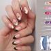 Clear Silicone Jelly Nail Stamper Set - French Tip Nail Art Brushes, Manicure Tools with Stamper, Line Pens, Dotting Pens - Buy Online on GoSupps.com