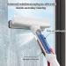 RRRYYYZZ 75'' Spray Window Washing Kit with 4-Section Extension Pole 4 in 1 Squeegee for Shower Glass Window Squeegee for Home with Sewage Collector and 5 Pads - Buy Online on GoSupps.com