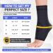 2 Pack Ankle Support for Sprained Ankle Plantar Fasciitis Relief Achilles Tendonitis Support Ankle brace Support for Men & Women Ankle Compression Socks Support for Ligament Damage Sports L Black - Buy Online on GoSupps.com