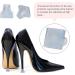 Ootsr 12-Piece Transparent Square Heel Stoppers - High Heel Protectors for Women - 6 Sizes - Perfect Heel Repair Caps for Walking - Buy Online on GoSupps.com