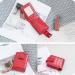 Aolaso Lipstick Case - Genuine Leather Lipstick Organizer with Mirror | Mini Cosmetic Storage for Women - Stylish Red Design - Buy Online on GoSupps.com