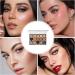 Fine Glitter Eyeshadow Powder - 15 Colors Ultra Shimmer Holiday Eye Pallet | Makeup Accessories For Face Body Eye Makeup Outdoor Activity Appointment Dating Traveling Use Lencyh 101#drunken and Golden Fans - Buy Online on GoSupps.com