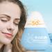 Travel Sunscreen 60g Waterproof Sweat-proof whitening Sunscreen Facial Sunscreen SPF 50 PA+++ Vacation Sunscreen Gentle refreshing Matte Finish Long-lasting Makeup Oily Skin Sunscreen For Summer Beach cedar blue bottle - Buy Online on GoSupps.com