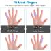 Finger Compression Sleeves for Arthritis & Swelling Light Purple Thumb Brace for Trigger Finger Support One Size Ideal for Basketball & Sports - Buy Online on GoSupps.com