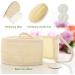 ATTEASAY Exfoliating Loofah Back Scrubber - 5 Pack | Eco-Friendly Biodegradable Body Scrubber Set for Women and Men - Buy Online on GoSupps.com