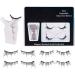 Magnetic Eyelashes Natural Look 2 Pairs Magnetic False Eyelashes No Glue or Eye Liner Needed | False Eyelashes Extension Kit Long-Lasting Eye Makeup Cosmetic for 3D Eye Look - Buy Online on GoSupps.com