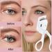 Shop Handheld Electric Heated Eyelash Curler - Rechargeable with 2 Heating Modes & Silicone Induction | Perfect Curled Lashes Anytime - Buy Online on GoSupps.com