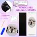 22 STK Self-Adhesive Nail Foil & Glitter Gel Polish Stickers - Long-Lasting Black Star Nail Strips for Salon Quality Manicure - Buy Online on GoSupps.com