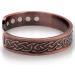 Large Copper Celtic Magnetic Cuff Bracelet for Men | Heavyweight Design with 10 Magnets - Buy Online on GoSupps.com