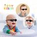 Hifot Baby Sunglasses | UV Protection | Polarized | Flexible Kids Glasses | Ages 6 months-2 years | Black - Buy Online on GoSupps.com